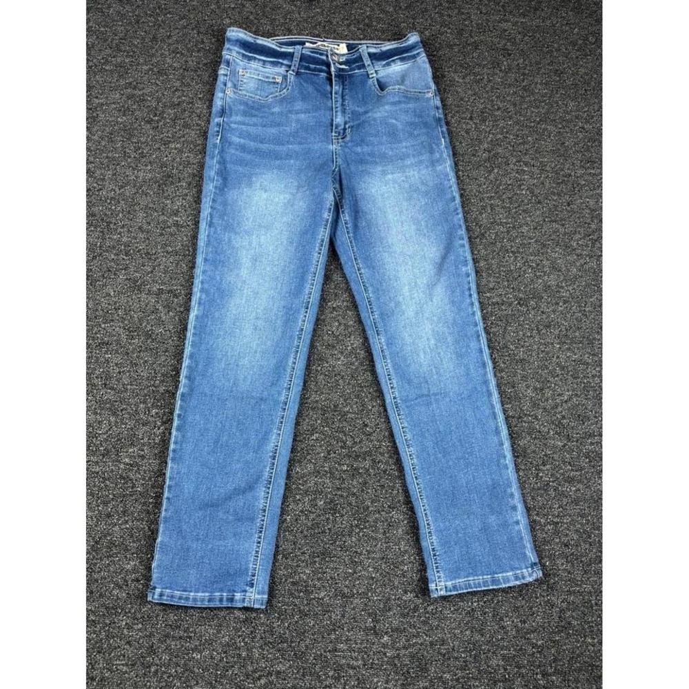 Dollhouse Girls Blue Wash Straight Leg Jeans‎ Size 11/12